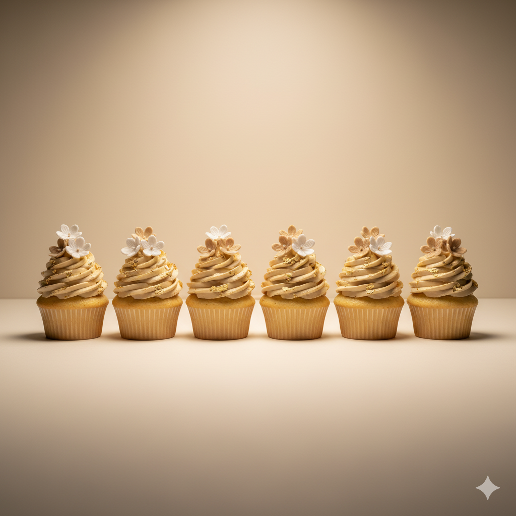 Cupcakes met chique decoratie – Vathorst Amersfoort